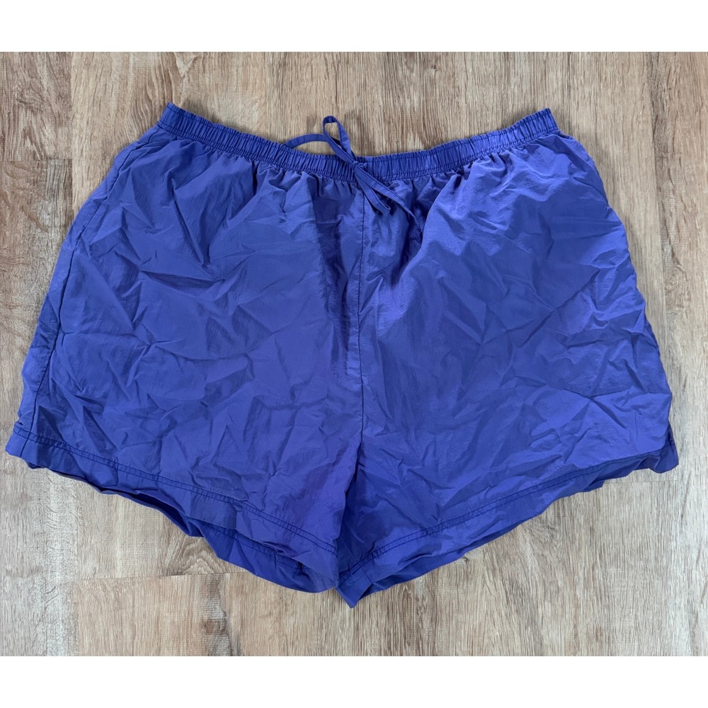 SWIM 365 Nylon Swim Trunks‎ Purple Drawstring Waist Lightweight 1X
